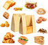 Bread Bags for Homemade Bread, 50PCS Paper Bags for Sourdough with Window for Baked Food Packaging