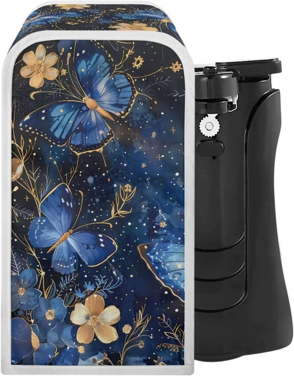 Butterfly Electric Can Opener Dust Cover, Floral Protective Cover for Kitchen Appliance