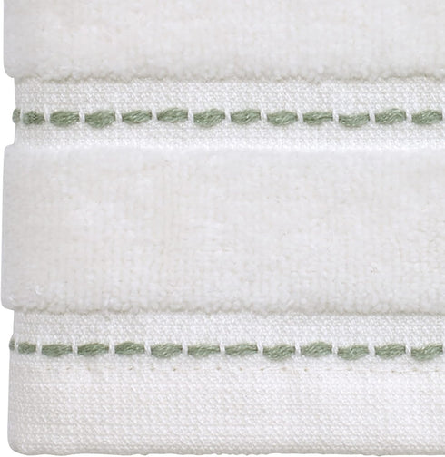 Avanti Linens Fingertip Towel, Soft & Absorbent Cotton Towel from Spring Garden Collection, 13.00" x 13.00"