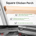 (55" 40" PETSFIT Square Chicken Roosting Perch, Perfect for Backyard Poultry, Chickens Perch for Coop, Easy