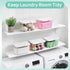 4 Pack Vtopmart Laundry Pods Container and Dryer Sheet Holder, Detergent Powder Container with Lids &Labels & Scoop