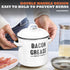 46OZ Bacon Grease Container with Strainer - Large Kitchen Oil Storage Can, Food Saver Bin with Lid | Farmhouse Cooking