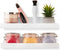 Clear Acrylic Floating Wall Shelves, 2-Pack 15-Inch Wall Bookshelf for Kids, 5