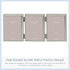 Addison Ross Essentials Photo Frame, Silver Plate Treble, 2 x 3 Inches