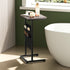 28.3" BG40SF01 HOOBRO C Shaped End Table, Side Table for Small Spaces, Couch Table with Storage Bag, Slide Under Sofa