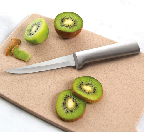 Rada Cutlery Super Parer Knife (R127), 4.38" Stainless Steel Blade, Silver Handle, Made in USA
