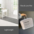 2x4.3 Lahome Belle Boho Kitchen Runner, Bathroom Runner Rug Lightweight Entryway Rug Woven Cotton Throw Mat