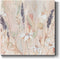 Renditions Gallery Rustic Wall Artwork - Abstract Lavender Flower Wall Hanging for Beach House, 16"X16" Decor