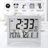 Digital Travel Alarm Clock, Battery Operated, Portable Large Number Display with Temperature, Silver