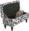 Eco-Ancheng Storage Ottoman Cover Rectangle Ottoman Slipcover Folding Storage Bench Cover Footrest