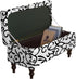 Eco-Ancheng Storage Ottoman Cover Rectangle Ottoman Slipcover Folding Storage Bench Cover Footrest