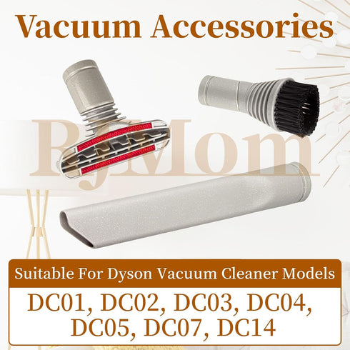 Vacuum Attachment Replace Dyson Upholstery, Crevice Tool, for Dyson DC14 Replacement Parts DC01 DC02 DC04 DC07