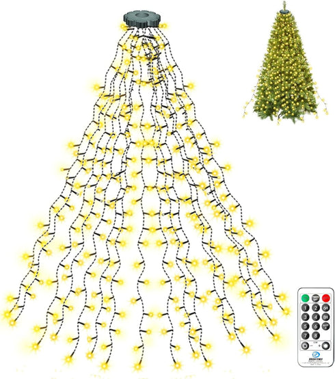 litogo Christmas Tree Lights, 480LED 9.8FT x 16 Lines Fairy Xmas Lights