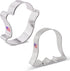 Halloween Ghost Cookie Cutters 2-Pc Set Made in USA by Ann Clark, 3", 3.5"