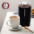 OVENTE Black Electric Coffee Grinder - Compact Grinding Mill with Stainless Blade for Beans, Spices, Herb, Tea