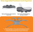 Sliding Mat for KitchenAid Mixer, 2 Grey Accessories, Mover Slider Pad for 5-8 Qt Bowl-Lift Stand Mixer
