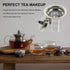 SHERCHPRY Mesh Strainer Tea Strainer, Stainless Steel Loose Tea Infusers with Lid for Glass Teapot