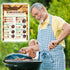 Cool Meat Temperature Guide Magnet - 7” x 10” Big Text USDA Chef Recommended Kitchen Oven Grill Cooking Internal
