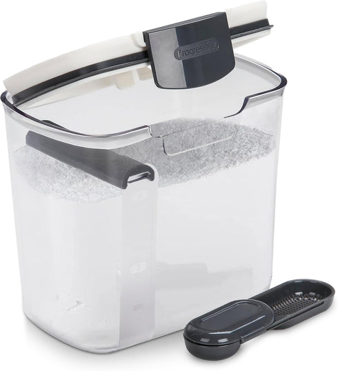 Progressive ProKeeper Airtight Powdered Sugar Storage Container - 1.4 Quart, Grey