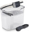 Progressive ProKeeper Airtight Powdered Sugar Storage Container - 1.4 Quart, Grey