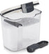 Progressive ProKeeper Airtight Powdered Sugar Storage Container - 1.4 Quart, Grey