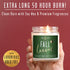 Fall Candles - 'Fall Leaves' Scented Candle with Autumn Leaves, Clove & Musk, Essential Oils, 9oz Jar, 50Hr Burn, Made