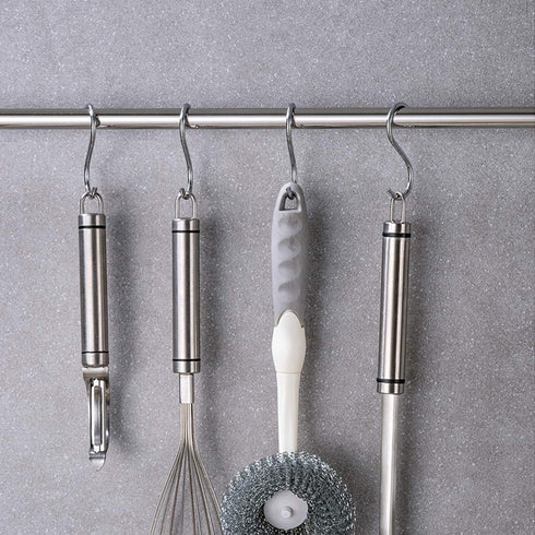 40 Pack S Hooks - Heavy Duty Stainless Steel for Hanging Pots, Pans, Plants, Towels