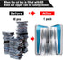CD Case Holder, 80 Capacity CD/DVD Hard Plastic Storage Binder for Car Home Office Travel (Sky Blue)