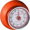 Zassenhaus Magnetic Retro Kitchen Timer, Classic Mechanical Cooking Timer, 2.75-Inch, Orange
