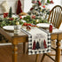 Artoid Mode Watercolor Buffalo Plaid Christmas Trees Table Runner, Merry Xmas Holiday Kitchen Dining Decoration 13 x