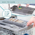 Ohuhu Roll Up Dish Drying Rack, Over The Sink, 16.5" W x 13" L, Portable Foldable Dish Drainer
