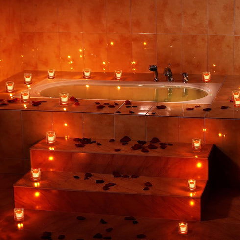 Nuanchu 20 Pcs Floating Candles - 1.5 Inch Small Unscented Floating Candles for Wedding Party, Thanksgiving, Halloween,
