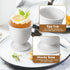 Kyuionty Set 2, Ceramic Egg Cups of White Porcelain Holder Egg Holder for Boiled Eggs Breakfast Cooking Kitchen/Gift