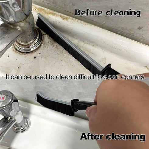 AcceLeah 20 Pcs Crevice Cleaning Brush, Bathroom Gap Brush, Grout Cleaner Brush Hard Bristle Crevice Cleaning