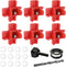 6pcs Chicken Nipple Waterer Horizontal Automatic Poultry Nipples Horizontal Side Mount Chicken