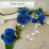 Royal Imports Artificial Carnations, Silk Faux Flowers, 100 Single 5" Stems for Funeral Arrangements, Purple
