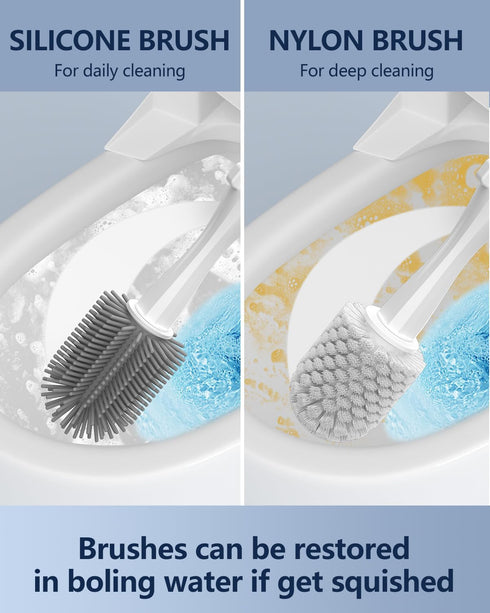 Set, 8 1 8 6 Electric Toilet Brush and Holder Leebein in Electric Toilet Bowl Cleaning Kit with Replaceable Brushes