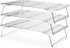 Fox Run 4698 Stackable Cooling Rack Set, Chrome, 3-Piece