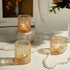 36 Packs 2x2.5inchs Votive Candle Holders for Valentine's Day, Gold Tea Light Candle Holders Glass, Votives Candle