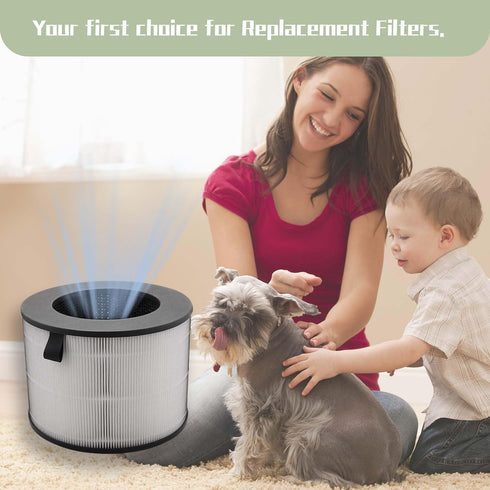 U9C HEPA Filter Replacement for LG PuriCare AeroTower Fan, 3-in-1 True HEPA and Activated Carbon Filter