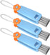 3 in 1 Cup Lid Gap Cleaning Brush Set, Multifunctional Bottle Cleaning Brush Tools (3Pcs, Blue) for Home Kitchen