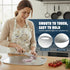 Set 2, 304 Non-Toxic Cutting Board of Stainless Steel Cutting Board Double Sided, Chopping Board for Kitchen