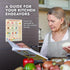 Levain & Co Kitchen Conversion Chart Magnet for Easier Cooking & Baking, Vintage Kitchen Accessories