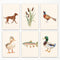 Yaasilinage Nursery Animal Canvas Wall Art, Mallard Duck Hunting Poster, Fish Fishing Wall