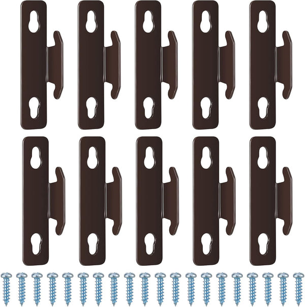 Sratte Single Curtain Rod Bracket, Curtain Hardware Brackets with Screws, Spreader Wall Bracket Hooks for Kitchen