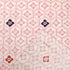 HAMAMONYO Furoshiki, 35.5 in., 'Flower Crest & Hexagonal Pattern'