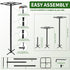 1 12"x12"x50", No-Hammer Pcs Heavy Duty Dragon Fruit Trellis Adjustable Metal Dragon Plant Support Stand, Durable
