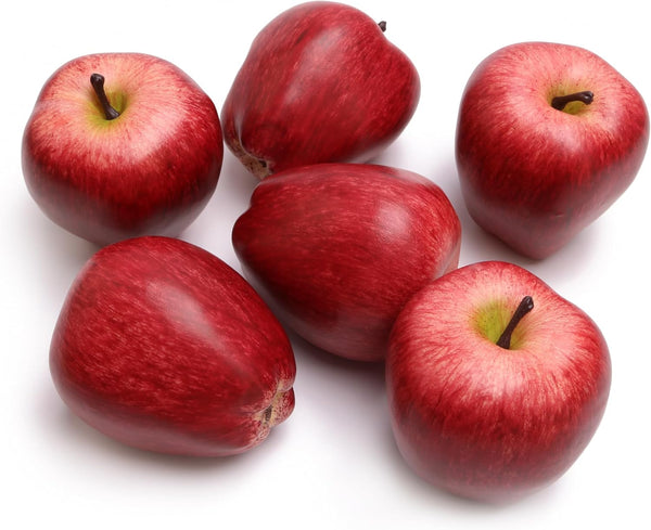 caiyjhao 6PCS Simulation Apple Fake Fruit for Home Decoration Lifelike Fake Apple Kitchen