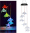 Wind Chimes Chandelier, Solar Turtles Hanging Lamp ,Wind Chime Pendant Light IP44
