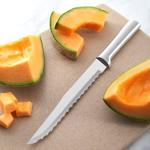 RADA Cutlery Serrated Slicer Knife (R138), 7" Stainless Steel Blade, Made in USA
